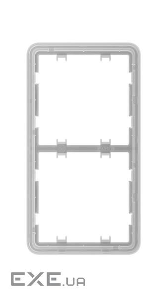 Рамка для вимикача на 2 секції Ajax Frame 2 seats for LightSwitch Vertical (000037733) Ajax Frame 2 seats for LightSwitc