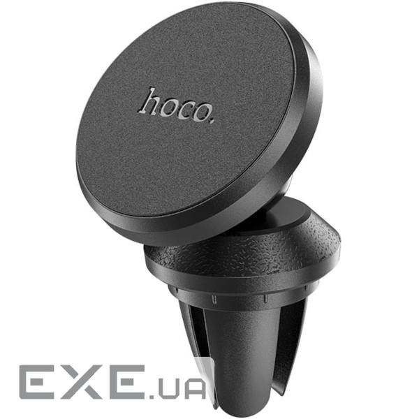 Автоутримувач для смартфона HOCO CA81 Ligue Air Vent Magnetic Car Holder Black (6931474743879)