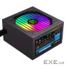 Блок живлення 700W, 80+ Bronze, fan 120mm PCIe 5. 1 & ATX3.1, Native 12V-2x6 OPP/OV (VP 700S BK-RGB)