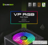 Блок живлення 700W, 80+ Bronze, fan 120mm PCIe 5. 1 & ATX3.1, Native 12V-2x6 OPP/OV (VP 700S BK-RGB)