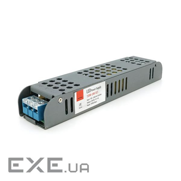 Імпульсний блок живлення 24В 6.25А (150Вт) перфорований SLIM (NRU-24-150) SLIM (NRU-24-150)
