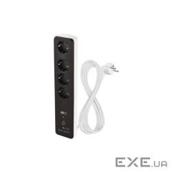 Мережевий подовжувач EMOS P1422SM 2m 4 роз. 1xUSB-A 1xUSB-C Wi-Fi 1,5мм2