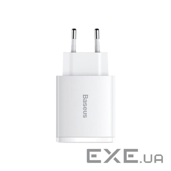 Зарядний пристрій Baseus Compact Quick Charger 2U+C (CCXJ-E02)