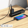 Кабель HOCO X59 USB to Micro 2.4A, 1m, nylon, TPE connectors, Black (6931474744890)