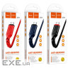 Кабель HOCO X59 USB to Micro 2.4A, 1m, nylon, TPE connectors, Black (6931474744890)