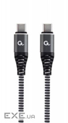 Дата кабель USB-C to USB-C 1.5m USB 2.0 100W Cablexpert (CC-USB2B-CMCM100-1.5M)