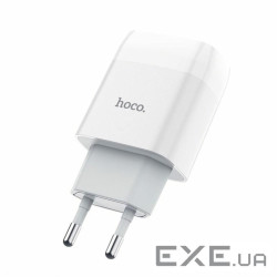 Зарядний пристрій Hoco C73A Glorious (2USB, 2.4а ) White (6931474712912)