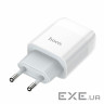 Зарядний пристрій Hoco C73A Glorious (2USB, 2.4а ) White (6931474712912)