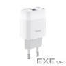 Зарядний пристрій Hoco C73A Glorious (2USB, 2.4а ) White (6931474712912)