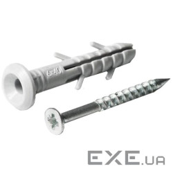 Дюбель-цвях швидкого монтажу поліетиленовий гриб 6х60 (пач.100шт) .) APRO SMTG-60060-C