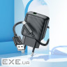 Зарядний пристрій HOCO CS21A Rich USB QC3.0 + cable USB to Micro 5P Black (6942007609890)
