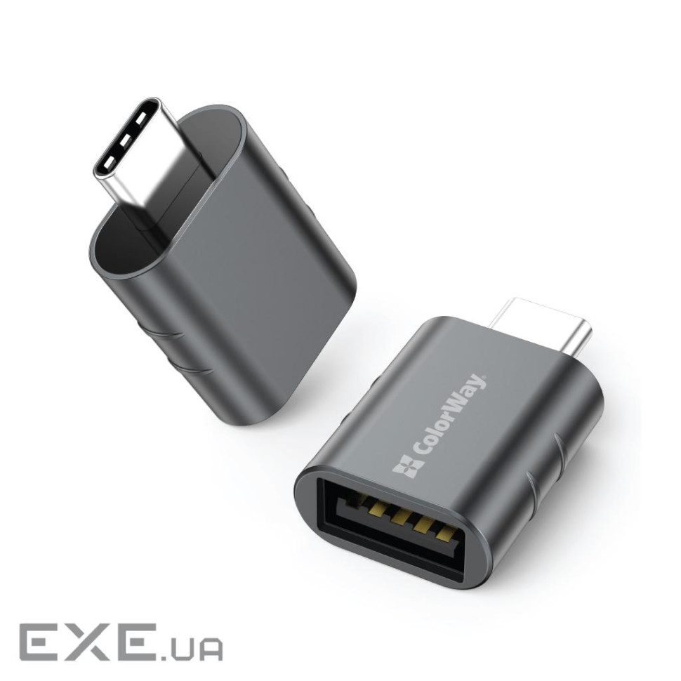 Перехідник OTG USB 3.2 AF to USB-C ColorWay (CW-AD-AC3)