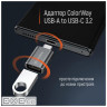 Перехідник OTG USB 3.2 AF to USB-C ColorWay (CW-AD-AC3)