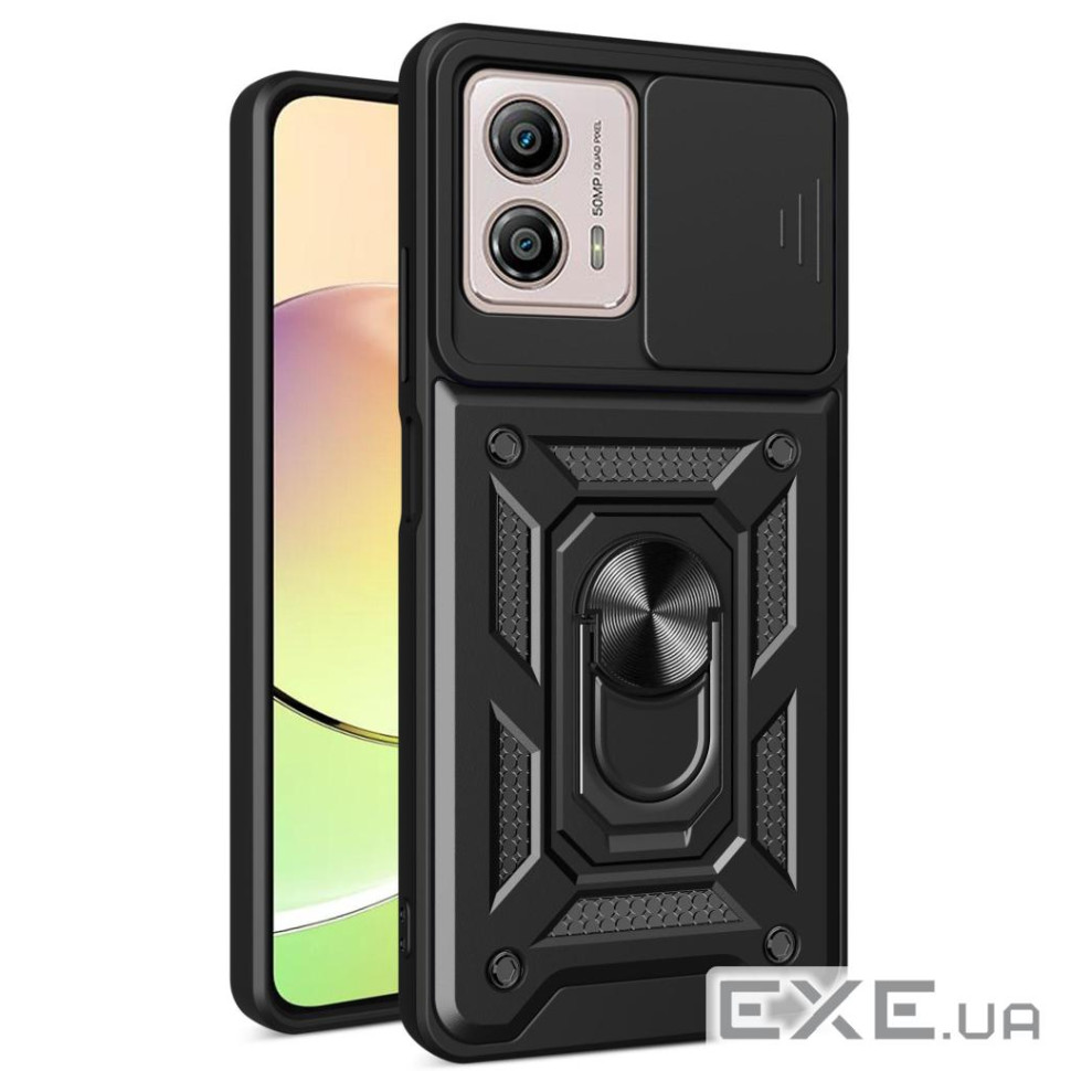 Чохол до мобільного телефона BeCover Military Motorola Moto G53 5G Black (709984)