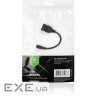 Перехідник OTG USB 2.0 AF to Micro 5P 0.15m Vinga (VCPDCOTGMBK)