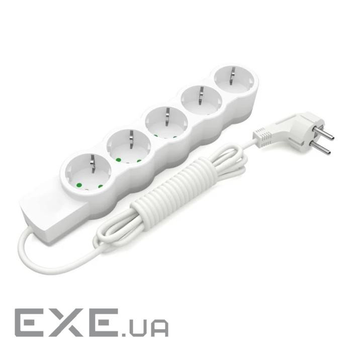 Удлинитель блочный (PP) Electrum 5 розеток 5 м с заземлением (C-ES-1543)