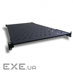 Полка 19" Hypernet 1U глиб. 400мм, в шкафи глибиною 600мм, чорна (U-FS-60-BLACK)