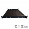 Полка 19" Hypernet 1U глиб. 400мм, в шкафи глибиною 600мм, чорна (U-FS-60-BLACK)