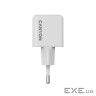 Зарядний пристрій Canyon CU20C GaN 20W 1xPD EU White (CNS-CUW20C)