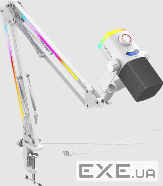 Мікрофон динамічний Fifine AM8PROTW USB/XLR White