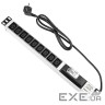 Розетка C13 MIRSAN Group PDU 9XIEC 320 C13 ГНЕЗДА, 1U, 19 ДЮЙМ, БЕЗ перемикач, ро (MR.PRZ1U9IE.C13)
