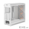 Корпус E-ATX без БЖ, білий, скло Meshify 3 XL White RGB TG Clear Tint FRACTAL DESIGN (FD-C-MES3X-06)