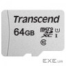 Карта пам'яті TRANSCEND microSDXC 300S 64GB UHS-I Class 10 + SD-adapter (TS64GUSD300S-A)