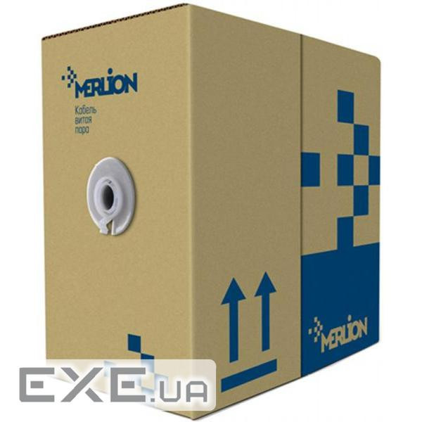 Кабель мережевий Merlion FTP 305м КВПЭ (4*2*0,51) 4Р 24AWG [СCA] (11354)