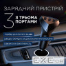 Автомобильное зарядное устройство Remax Alien III Series 3xUSB 3.1A Black (RCC-322)