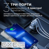 Автомобильное зарядное устройство Remax Alien III Series 3xUSB 3.1A Black (RCC-322)