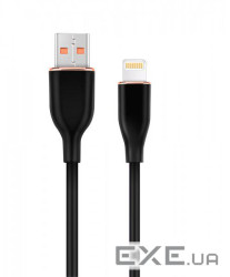 Дата кабель USB 2.0 AM to Lightning 1.5m 2.1A Cablexpert (CC-USB2S-AM8PM-1.5M-BK)