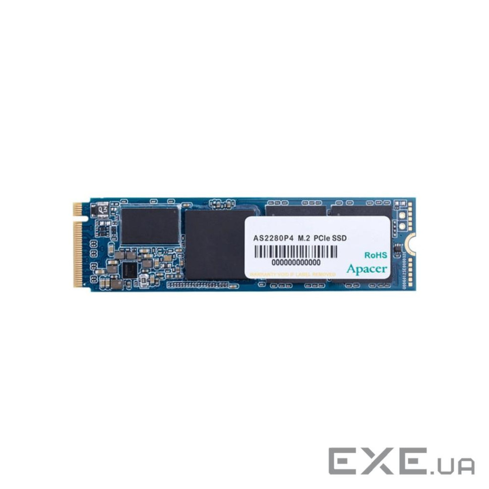 Накопичувач SSD M.2 Apacer AS2280P4 256GB 2280 PCIe 3.0x4 NVMe 3D TLC Read/Write: 2 (AP256GAS2280P4)