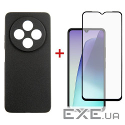 Чохол-накладка Dengos Carbon для Xiaomi Redmi 14C Black (DG-KM-119) + захисне скло