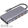 CANYON hub DS-16 13in1 4k USB-C Grey (CNS-TDS16)