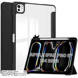 Чeхол-книжка BeCover Soft Edge TPU с креплением Apple Pencil для Apple iPad Pro 11" M4 2024 (711714)