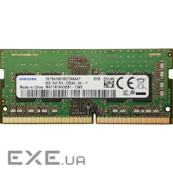 Модуль пам'яті SAMSUNG SO-DIMM DDR4 3200MHz 8GB (M471A1K43EB1-CWE)