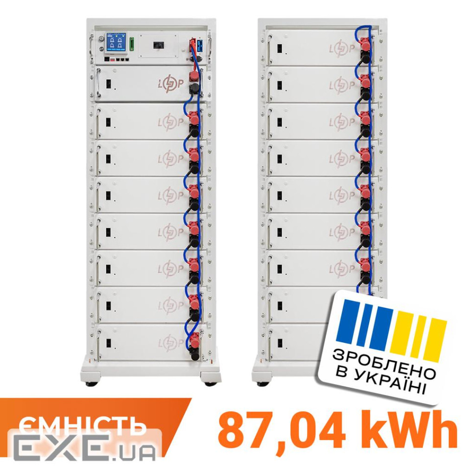 Акумулятор LP LiFePO4 Battery HVM 870,4V 100Ah (87040 Wh) BMS 160А P AB Lrack white (37938)