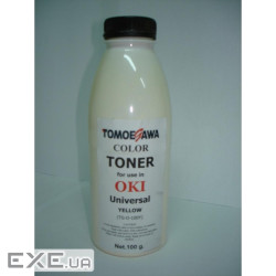 Тонер OKI UNIVERSAL, 100г Yellow Tomoegawa (TG-O-100Y)