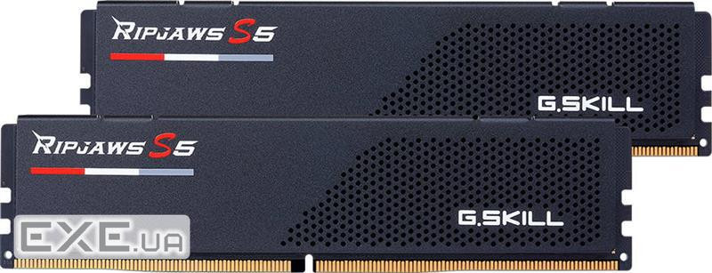 Модуль пам'яті G.SKILL Ripjaws S5 Matte Black DDR5 6000MHz 64GB Kit 2x32GB (F5-6000J3636F32GX2-RS5K)