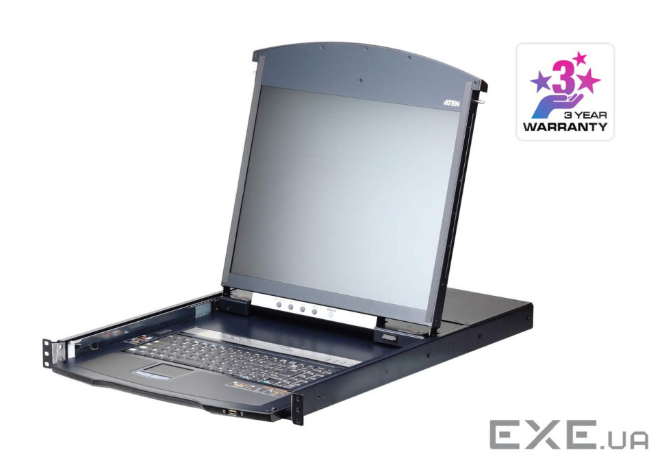 1L/1R 8p C5 D.Rail LCD KVM over IP SW (KL1108VN-AXA-RG)