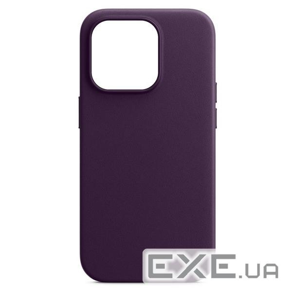 Чохол-накладка Armorstandart Fake Leather для Apple iPhone 14 Pro Dark Cherry (ARM64398)