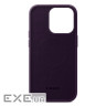 Чохол-накладка Armorstandart Fake Leather для Apple iPhone 14 Pro Dark Cherry (ARM64398)