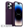 Чохол-накладка Armorstandart Fake Leather для Apple iPhone 14 Pro Dark Cherry (ARM64398)