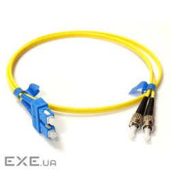 Патчкорд ST/UPC-SC/UPC SM 1м Duplex Slim (UPC-1STSC(SM)D(ON)S)
