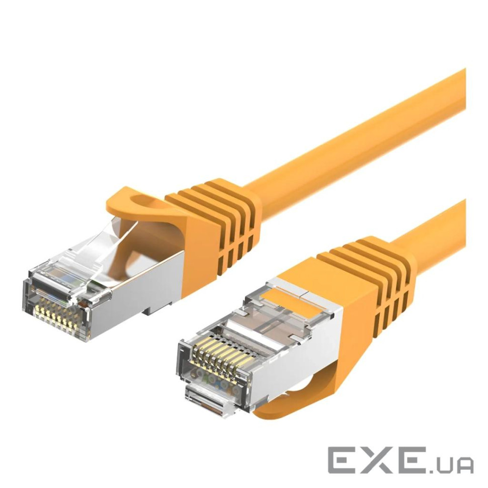 Патч-корд 5м, RJ-45 cat 6a S/FTP yellow Vention (VPC6SSTP-Y500)