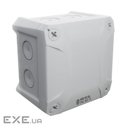 Коробка, IP 66, антивандальна IK 07 , мембранні вводи, безгалогеновий УФ-стійкий матеріа (KKD 90_KA)