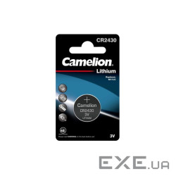 Батарейка CR 2430 Lithium * 1 Camelion (CR2430-BP1)