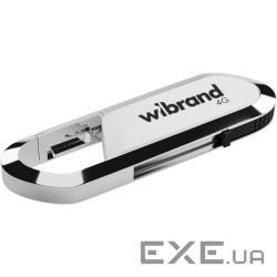 Флешка WIBRAND Aligator 4GB USB2.0 White (WI2.0/AL4U7W)