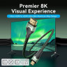 Кабель HDMI M - Micro HDMI M, 2.1 м, V2.0 8K 60Гц Aluminum Alloy Type Green Vention (AGKGH)