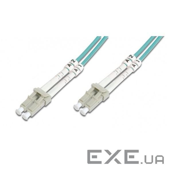 Патч-корд волоконно-оптичний DIGITUS LC/UPC-LC/UPC, 50/125, MM, OM3, duplex, 7м (DK-2533-07/3)